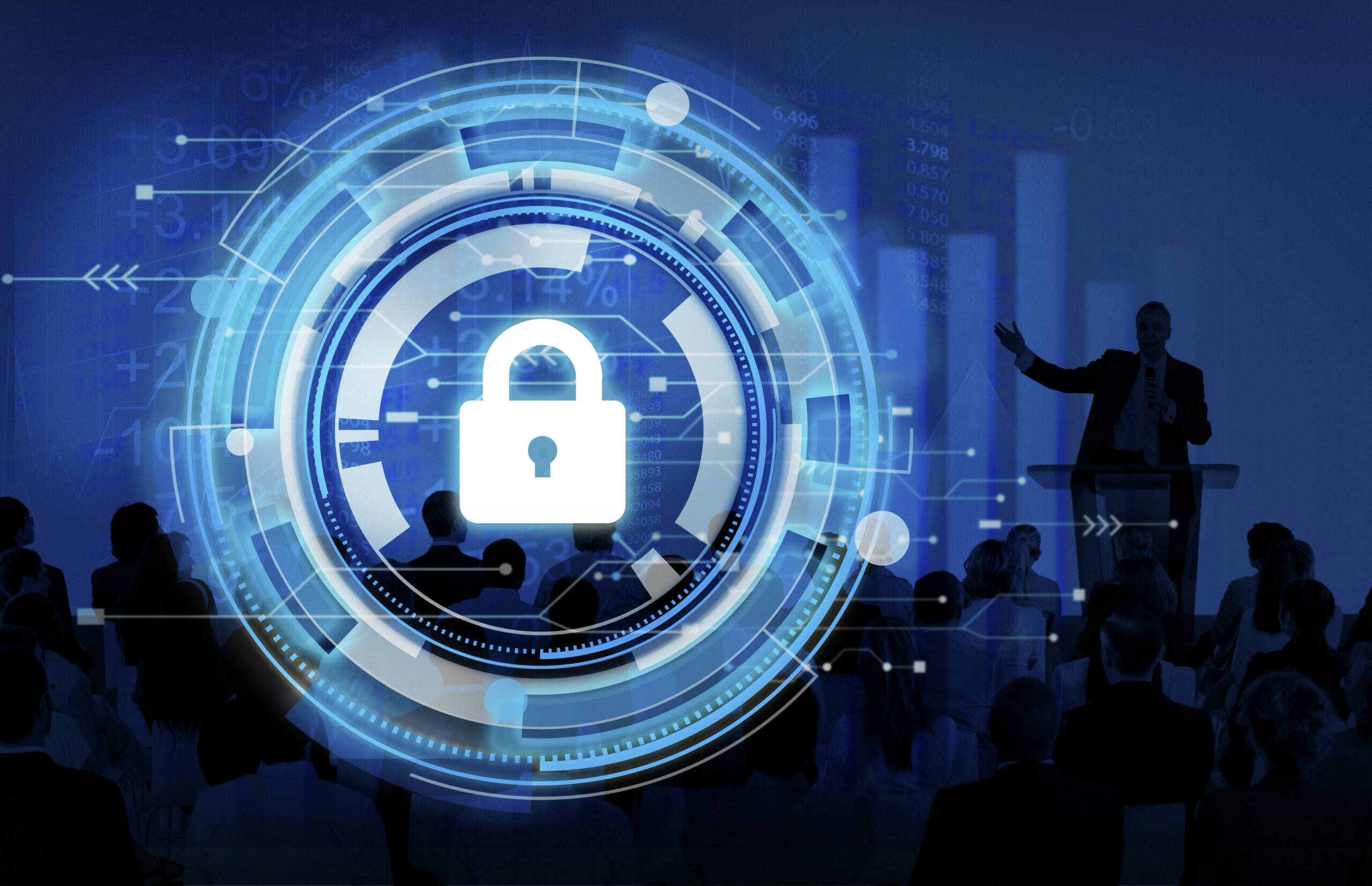 Sécurité d’entreprise et protection Concept de sécurité et protection dans un environnement professionnel